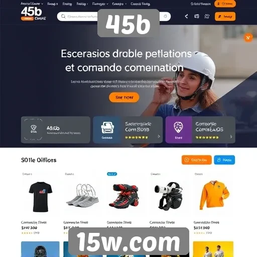 Melhorias na interface do site 45b otimizam a navegação